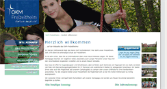 Desktop Screenshot of okm-freizeitheim.de